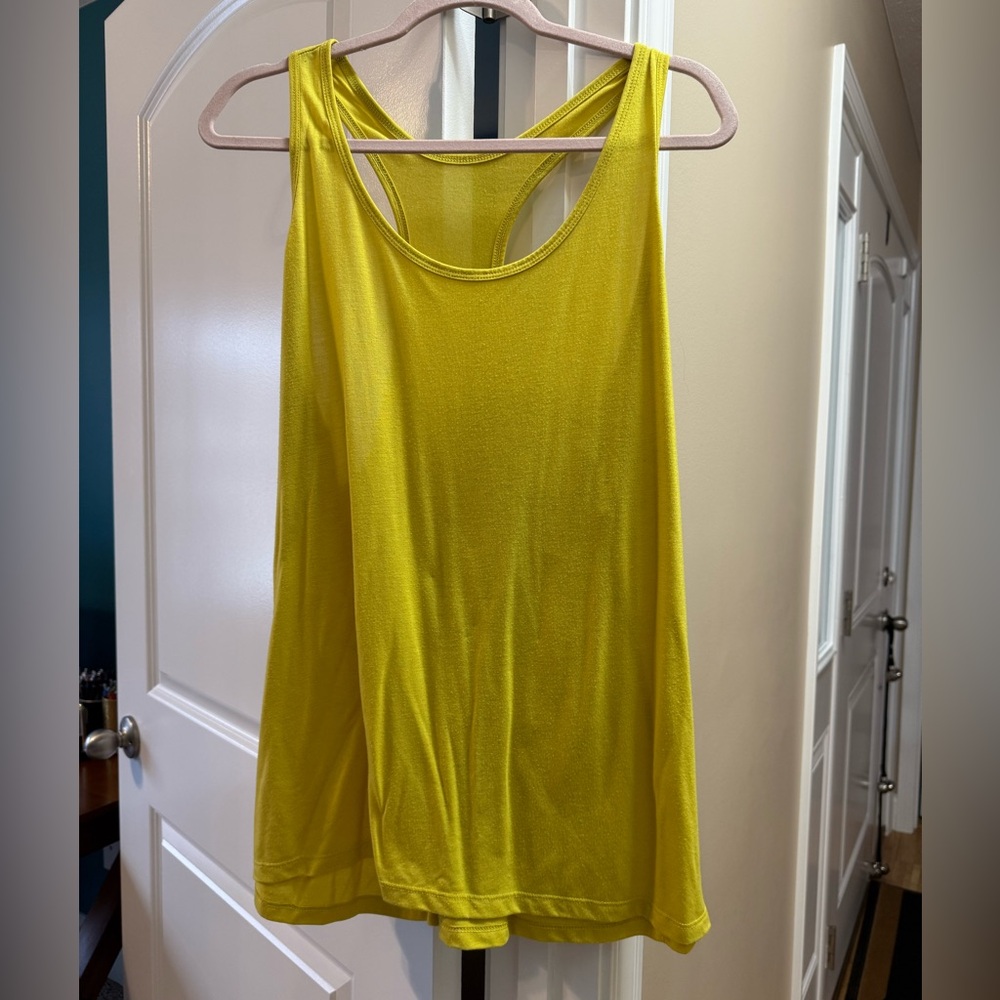 Old Navy Yellow Racerback Tank Top